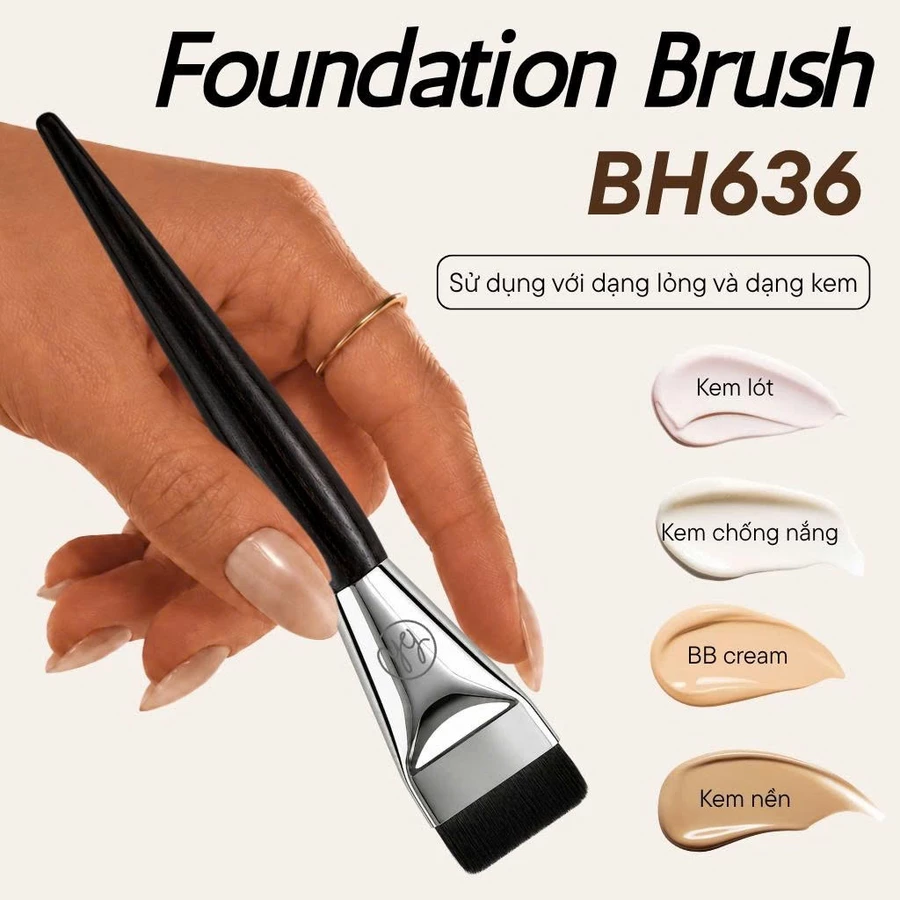 Cọ Tán Nền BH Cosmetics Foundation Brush BH636